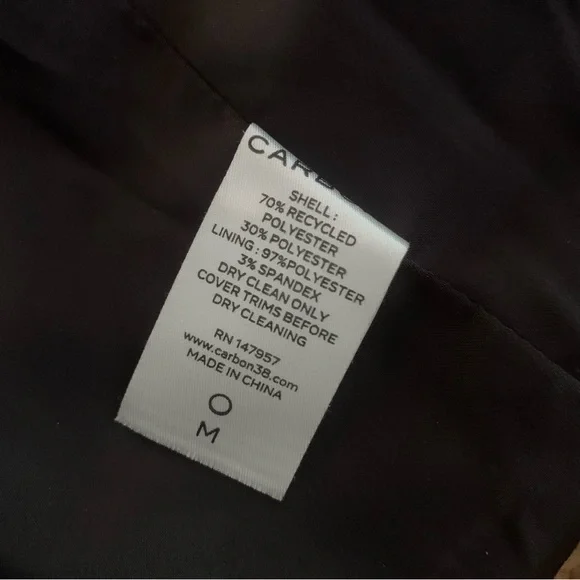 49. Carbon38 Double Breasted Teddy Coat Size M - Picture 14 of 16